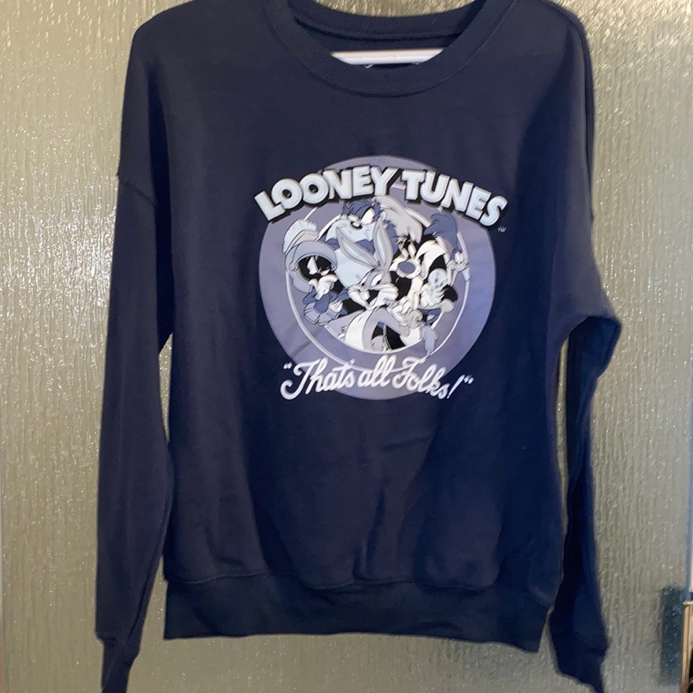 Looney tunes navy blue sweatshirt